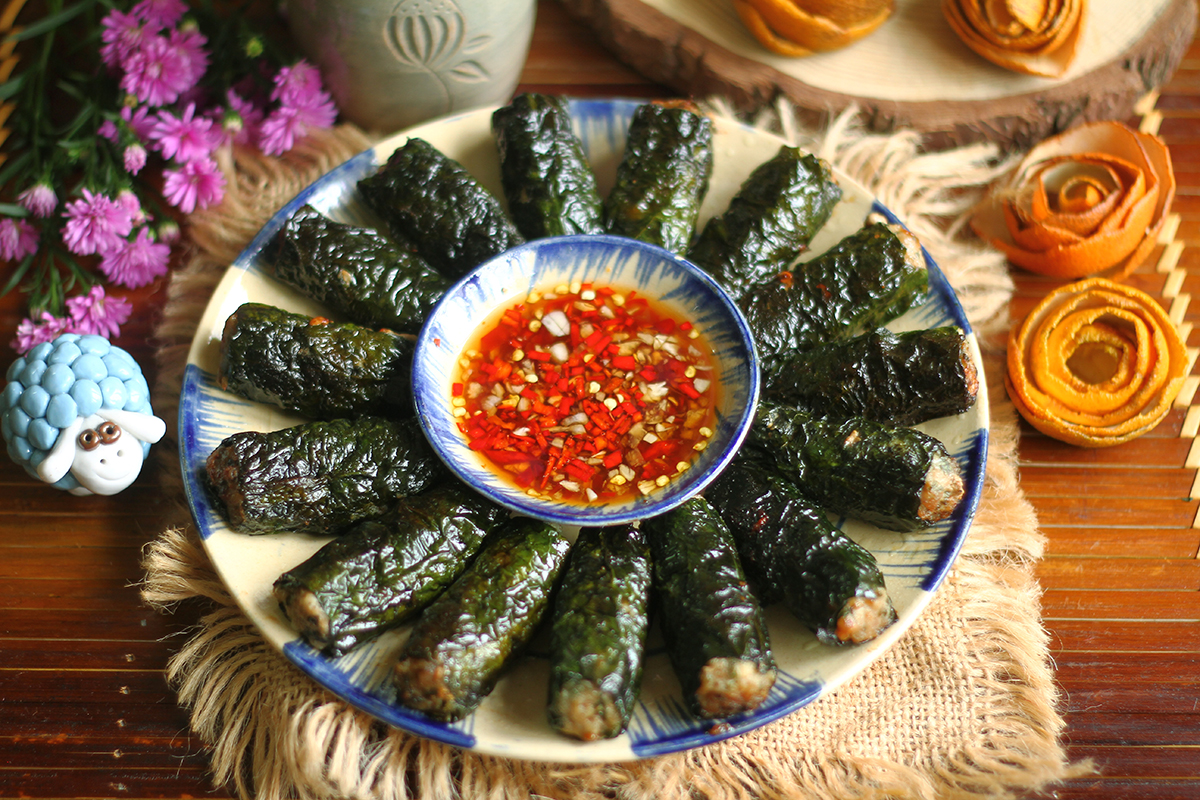 cách làm chả lá lốt